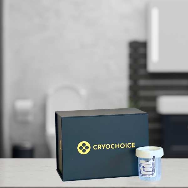 Sperm Analysis kit for home collection and safe cryo storage